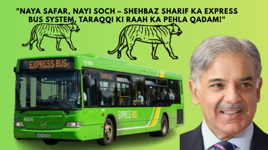 naya safar, nayi soch – shehbaz sharif ka express bus system, taraqqi ki raah ka pehla qadam!